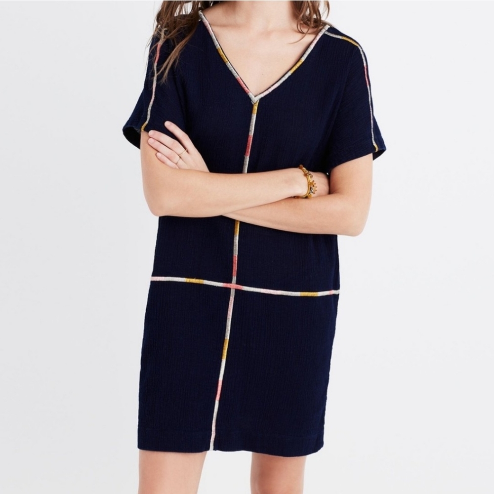 Madewell Embroidery Easy Dress